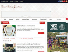 Tablet Screenshot of latestindianjewellery.com